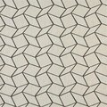 Fine-Line 54 in. Wide Taupe And Off White- Geometric Boxes- Designer Quality Upholstery Fabric FI2940920